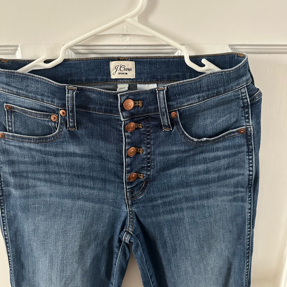 J. Crew High Rise Blue Denim Jeans